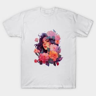 Beautiful woman portrait T-Shirt